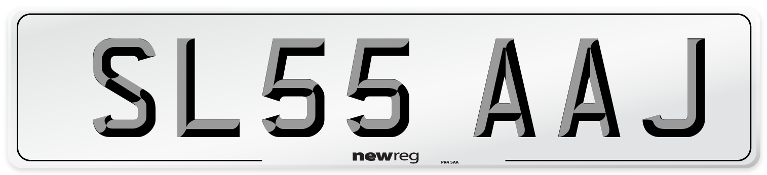 SL55 AAJ Number Plate from New Reg